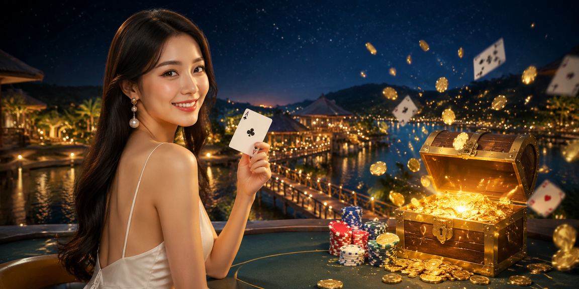 Người chơi tại Phú Quốc trải nghiệm trò chơi bài trực tuyến qua thiết bị di động bên bãi biển